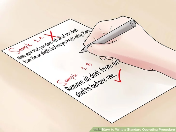 以Write a Standard Operating Procedure Step 8為標題的圖片